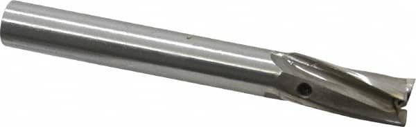 Value Collection - 35/64" Diam, 1/2" Shank, Diam, 3 Flutes, Straight Shank, Interchangeable Pilot Counterbore - Strong Tooling