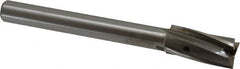 Value Collection - 45/64" Diam, 1/2" Shank, Diam, 3 Flutes, Straight Shank, Interchangeable Pilot Counterbore - Strong Tooling