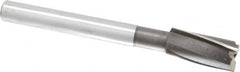 Value Collection - 23/32" Diam, 1/2" Shank, Diam, 3 Flutes, Straight Shank, Interchangeable Pilot Counterbore - Strong Tooling