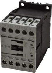 Eaton Cutler-Hammer - 3 Pole, 24 to 27 Coil VDC, 20 Amp, Nonreversible Open Enclosure IEC Contactor - 1 Phase hp: 0.25 at 115 V, 0.75 at 200 V, 1 at 230 V, 3 Phase hp: 1.5 at 200 V, 2 at 230 V, 3 at 460 V, 5 at 575 V, 7 Amp Inductive Load Rating Listed - Strong Tooling