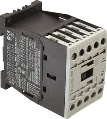 Eaton Cutler-Hammer - 3 Pole, 24 Coil VAC, 20 Amp, Nonreversible Open Enclosure IEC Contactor - 1 Phase hp: 1 at 115 V, 2 at 200 V, 2 at 230 V, 3 Phase hp: 10 at 460 V, 10 at 575 V, 3 at 200 V, 3 at 230 V, 12 Amp Inductive Load Rating Listed - Strong Tooling