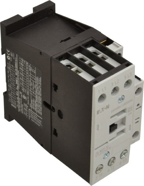 Eaton Cutler-Hammer - 3 Pole, 220 Coil VAC at 50 Hz and 240 Coil VAC at 60 Hz, 40 Amp, Nonreversible Open Enclosure IEC Contactor - Exact Industrial Supply