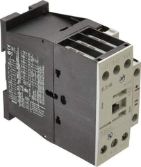 Eaton Cutler-Hammer - 3 Pole, 24 to 27 Coil VDC, 40 Amp, Nonreversible Open Enclosure IEC Contactor - 1 Phase hp: 3 at 115 V, 5 at 200 V, 5 at 230 V, 3 Phase hp: 10 at 200 V, 10 at 230 V, 20 at 460 V, 25 at 575 V, 32 Amp Inductive Load Rating Listed - Strong Tooling