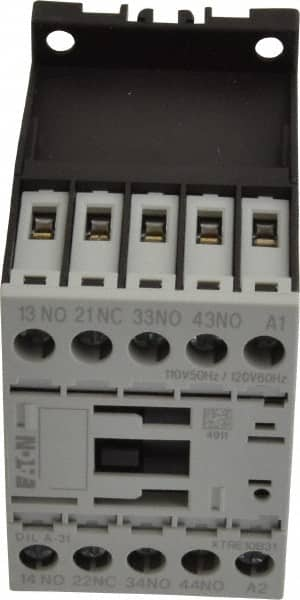 Eaton Cutler-Hammer - 4 Pole, 3NO/NC, 110/120 VAC Control Relay - 10 Amps, 220 VAC to 500 VAC - Strong Tooling