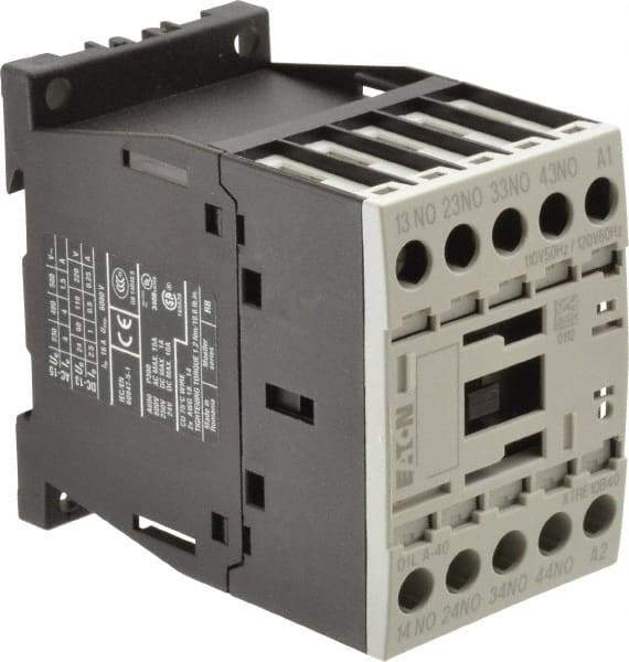 Eaton Cutler-Hammer - 4 Pole, 4NO, 110/120 VAC Control Relay - 10 Amps, 220 VAC to 500 VAC - Strong Tooling