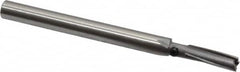 Made in USA - 3/16" Diam, 15/64" Shank, Diam, 3 Flutes, Straight Shank, Interchangeable Pilot Counterbore - Strong Tooling