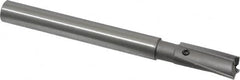 Made in USA - 13/32" Diam, 3/8" Shank, Diam, 3 Flutes, Straight Shank, Interchangeable Pilot Counterbore - Strong Tooling