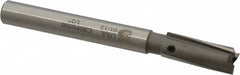 Made in USA - 1/2" Diam, 7/16" Shank, Diam, 3 Flutes, Straight Shank, Interchangeable Pilot Counterbore - Strong Tooling