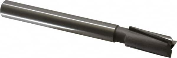 Made in USA - 5/8" Diam, 1/2" Shank, Diam, 3 Flutes, Straight Shank, Interchangeable Pilot Counterbore - Strong Tooling