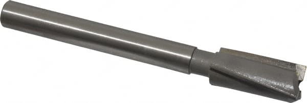 Made in USA - 3/4" Diam, 1/2" Shank, Diam, 3 Flutes, Straight Shank, Interchangeable Pilot Counterbore - Strong Tooling