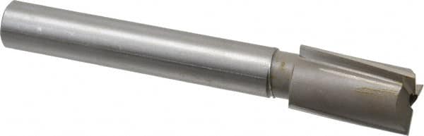 Made in USA - 1-1/16" Diam, 3/4" Shank, Diam, 3 Flutes, Straight Shank, Interchangeable Pilot Counterbore - Strong Tooling