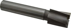 Made in USA - 1-3/4" Diam, 1-1/4" Shank, Diam, 5 Flutes, Straight Shank, Interchangeable Pilot Counterbore - Strong Tooling