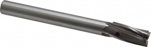 Value Collection - 19/32" Diam, 1/2" Shank, Diam, 3 Flutes, Straight Shank, Interchangeable Pilot Counterbore - Strong Tooling