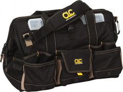 CLC - 37 Pocket Black Polyester Tool Bag - 18" Wide x 11" Deep x 11" High - Strong Tooling