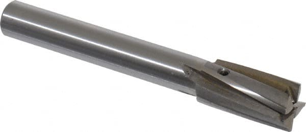 Value Collection - 5/8" Diam, 1/2" Shank, Diam, 4 Flutes, Straight Shank, Interchangeable Pilot Counterbore - Strong Tooling