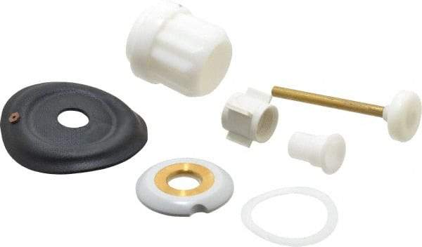 Made in USA - Toilet Flush Valve Repair Kit - For Use With Coyne and Delaney, Contain Relief Valve, Bushing, Auxiliary Valve Retainer with Seal, Diaphragm, Guides, Choke Ring, Main Seat, Friction Ring - Strong Tooling