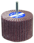 3 x 2 x 1/4" - 120 Grit - Aluminum Oxide - Non-Woven Flap Wheel - Strong Tooling