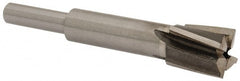 Value Collection - 17/32" Diam, 1/4" Shank, Diam, 4 Flutes, Straight Shank, Interchangeable Pilot Counterbore - Strong Tooling