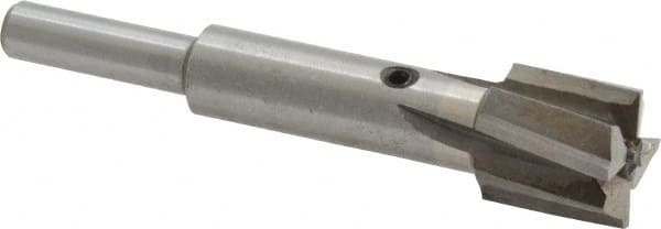 Value Collection - 9/16" Diam, 1/4" Shank, Diam, 4 Flutes, Straight Shank, Interchangeable Pilot Counterbore - Strong Tooling