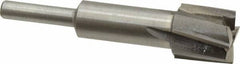 Value Collection - 23/32" Diam, 1/4" Shank, Diam, 4 Flutes, Straight Shank, Interchangeable Pilot Counterbore - Strong Tooling