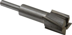 Value Collection - 13/16" Diam, 1/4" Shank, Diam, 4 Flutes, Straight Shank, Interchangeable Pilot Counterbore - Strong Tooling