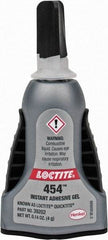 Loctite - 0.14 oz Bottle Clear Instant Adhesive - Series QuickTite, 5 to 30 sec Working Time, 24 hr Full Cure Time, Bonds to Metal & Plastic - Strong Tooling