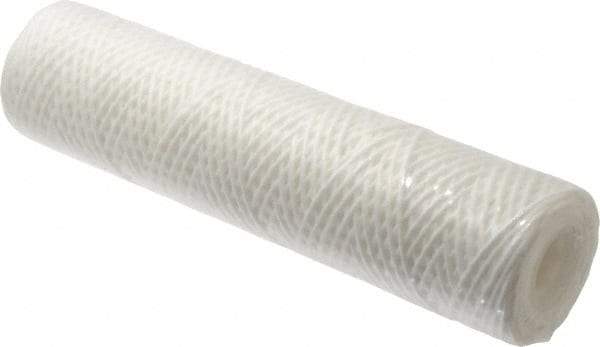 Parker - 2-1/2" OD, 25µ, Polyester String-Wound Cartridge Filter - 10" Long - Strong Tooling