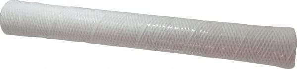 Parker - 2-1/2" OD, 25µ, Polyester String-Wound Cartridge Filter - 20" Long - Strong Tooling