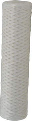 Parker - 2-1/2" OD, 50µ, Polyester String-Wound Cartridge Filter - 10" Long - Strong Tooling