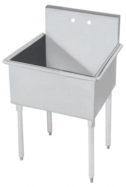 Eagle MHC - 36" Long x 24" Wide Inside, 1 Compartment, Stainless Steel Stainless Steel Scullery Sink - 16 Gauge, 39" Long x 27-1/2" Wide x 42" High Outside, 14" Deep - Strong Tooling