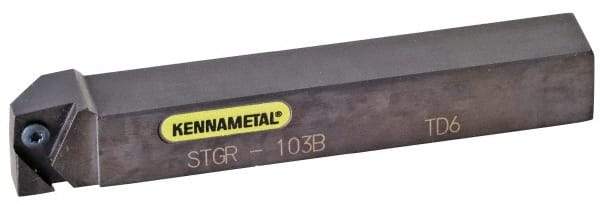 Kennametal - STGC, Right Hand Cut, 12mm Shank Height x 12mm Shank Width, Neutral Rake Indexable Turning Toolholder - 160mm OAL, TC..1102.. Insert Compatibility, Series Screw-On - Strong Tooling