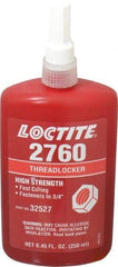 Loctite - 250 mL Bottle, Red, High Strength Liquid Threadlocker - Series 2760, 24 hr Full Cure Time, Hand Tool, Heat Removal - Strong Tooling