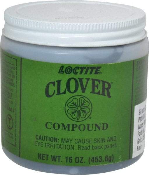 Loctite - 1 Lb Water Soluble Compound - Compound Grade Extra Fine, 280 Grit, Black & Gray, Use on General Purpose - Strong Tooling