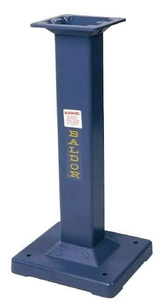 Baldor - 15-3/4 Inch Wide x 14 Inch Deep, Machine Pedestal Stand - Compatible with 6, 7, 8 and 10 Inch Grinders - Strong Tooling