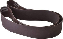 Norton - 2-1/2" Wide x 60" OAL, 120 Grit, Aluminum Oxide Abrasive Belt - Aluminum Oxide, Fine, Coated, X Weighted Cloth Backing, Series R228 - Strong Tooling