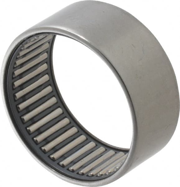 IKO - 1.969" Bore Diam, 8,700 Lb. Dynamic Capacity, 50 x 58 x 25mm, Caged, Open End, Shell Needle Roller Bearing - 2.283" Outside Diam, 0.984" Wide - Strong Tooling