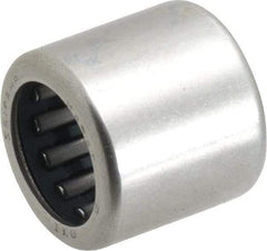 IKO - 9/16" Bore Diam, 3,250 Lb. Dynamic Capacity, 9/16 x 13/16 x 3/4", Caged, Shell Needle Roller Bearing - Heavy Section, 13/16" Outside Diam, 3/4" Wide - Strong Tooling