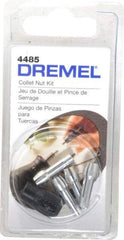 Dremel - 1/32, 1/16, 3/32 and 1/8 Inch Rotary Tool Collet Nut Kit - Includes 480, 481, 482, 483 and Collet Nut - Strong Tooling