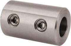 Climax Metal Products - 5/16" Inside x 5/8" Outside Diam, Stainless Steel Set Screw Rigid Coupling - 1" Long - Strong Tooling