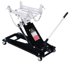 Omega Lift Equipment - 1,100 Lb Capacity Transmission Jack - 8-1/2 to 24-3/4" High, 15" Chassis Width x 31-1/8" Chassis Length - Strong Tooling