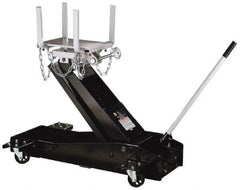 Omega Lift Equipment - 3,000 Lb Capacity Transmission Jack - 7-7/8 to 37-1/4" High, 26" Chassis Width x 46-3/4" Chassis Length - Strong Tooling