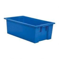 SSI Schaefer - 1.94 Cu Ft, 44 Lb Load Capacity Blue Polypropylene Tote Container - Stacking, Nesting, 28.4" Long x 16.6" Wide x 9.9" High - Strong Tooling