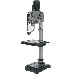 Jet - 20" Swing, Geared Head Drill Press - 12 Speed, 2 hp, Three Phase - Strong Tooling