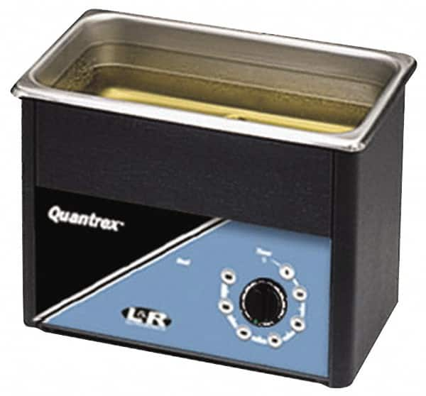 L&R Ultrasonic - Bench Top Solvent-Based Ultrasonic Cleaner - 0.85 Gal Max Operating Capacity, Stainless Steel Tank, 209.55mm High x 260.35mm Long x 165.1mm Wide, 117 Input Volts - Strong Tooling