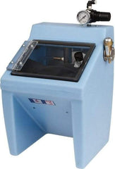 Made in USA - 220V Left Hand Sandblaster - Pressure Feed, 25" CFM at 100 PSI - Strong Tooling