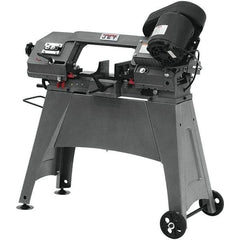 Jet - 5 x 6" Manual Combo Horizontal & Vertical Bandsaw - 1 Phase, 45° Vise Angle of Rotation, 0.5 hp, 115/230 Volts, Step Pulley Drive - Strong Tooling