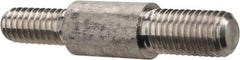 Schaefer Brush - 1-1/2" Long, 12-24 Male, Aluminum Adapter - 1/4" Diam, 1/4-28 Male, For Use with Steel Rods - Strong Tooling