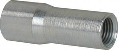 Schaefer Brush - 2" Long, 3/8" NPT Female, Galvanized Steel Adapter - 1" Diam, 1/4" NPT Female, For Use with Tube Brushes & Scrapers - Strong Tooling