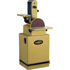 Powermatic - 48 Inch Long x 6 Inch Wide Belt, 12 Inch Diameter, Combination Sanding Machine - 3/4 HP, Single Phase - Strong Tooling