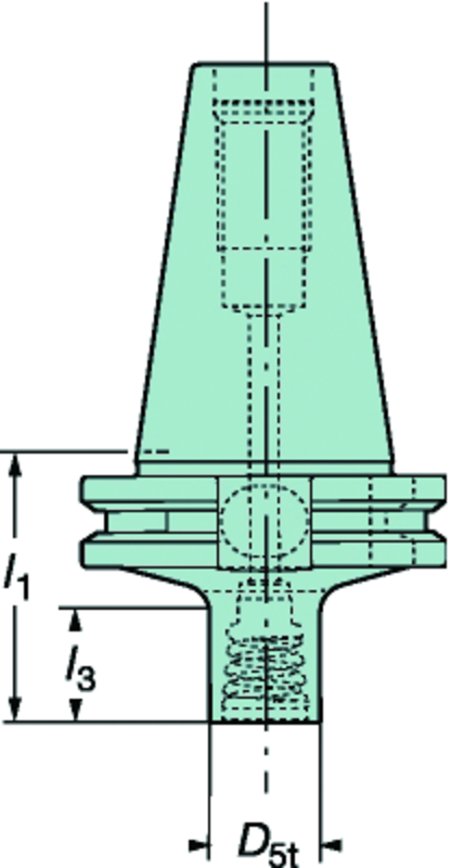 A392.45EH-40 12 060 Cat-V To Coromant EH Adaptor - Strong Tooling